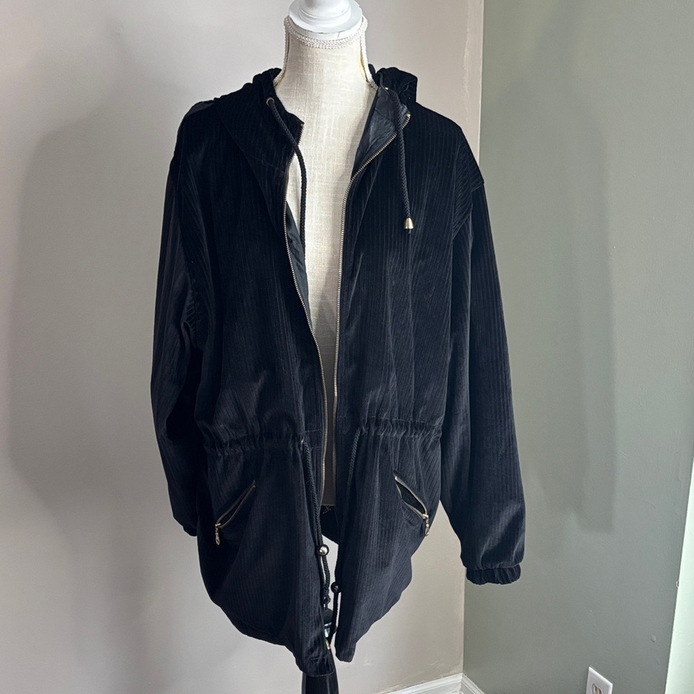 90s Current Seen black and Copper Reversible Coat Size XL
